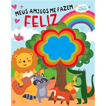Meus Amigos Me Fazem Feliz - Livro Em Feltro - 1