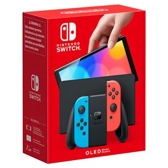 Consola de Jogos Portáteis Nintendo Switch OLED | Azul, Vermelho - 1