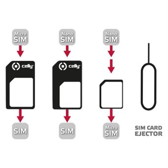 Celly SIMKITAD adaptador de cartões de memória/SIM Adaptador de cartão SIM - 1