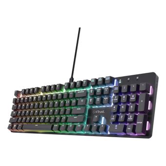 Teclado Gaming com Fios Trust GXT 871 Zora | Idioma: Belga | Preto - 1