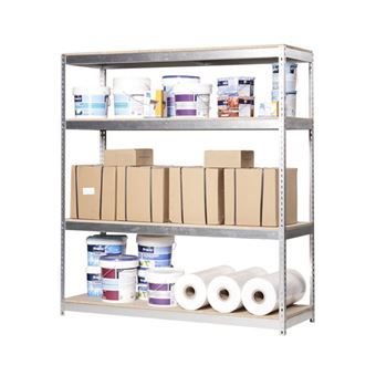 Estante Funcional Simonrack Kit simonforte 1806-4 | Madeira natural, Aço inoxidável - 1