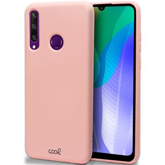 Capa COOL em Silicone Rosa para Huawei Y6p - 1
