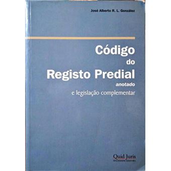 Código do registo predial, anotado e legislação complementar. - 1