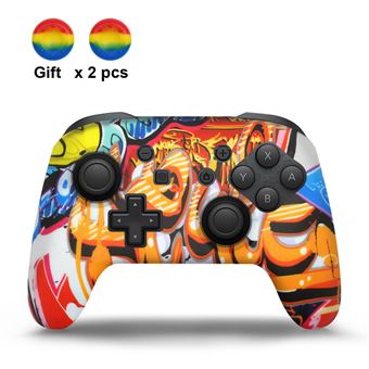 Pack HSMY | 3 Capas Silicone Protetora + Grips para Comando Switch Pro - Multicolorido 3 - 1