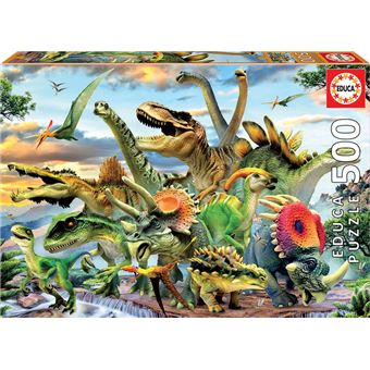 Puzzle Educa Dinossauros 17961 | 500 Peças - 1