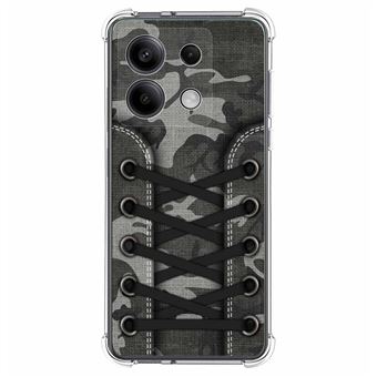 Capa Tumundosmartphone de silicone anti-choque para Xiaomi Redmi Note 13 5G design tênis 15 desenhos - 1