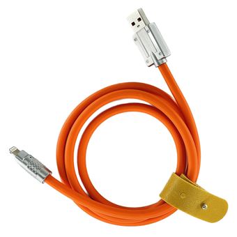 Cabo USB Lightning V-REEL para iPhone 11/11pro/11pro max | 1.5 m - Laranja - 1