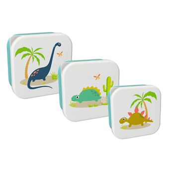 Conjunto de 3 Caixas de Lanche I Drink Kids Dino Id2217 - 1