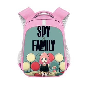 Mochila Escolar Infantil DreamWorks | Spy x Family | 28 x 15 x 38 cm | Verde 1332 - 1
