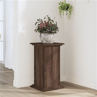 Suporte para plantas vidaXL | 33x33x60 cm | deriv. madeira carvalho castanho - 1