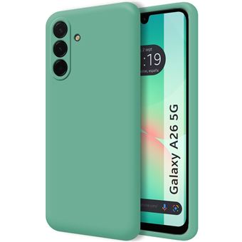 Capa TUMUNDOSMARTPHONE de Silicone Líquido ultramacio para Samsung Galaxy A26 5G em verde - 1