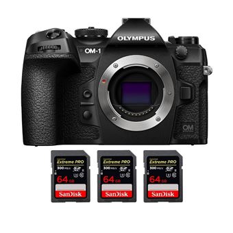 OM SYSTEM OM-1 + 3 SanDisk 64GB Extreme PRO UHS-II SDXC 300 MB/s + PDF 15 Técnicas para Melhorar as suas Fotografias - 1