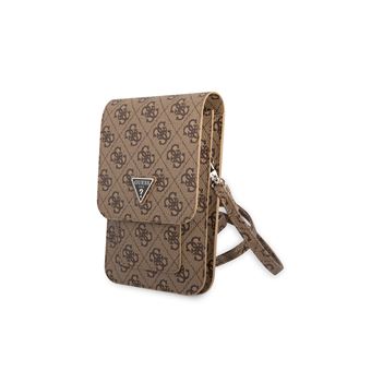 Bolsa de Ombro Guess triangular | Castanho - 1