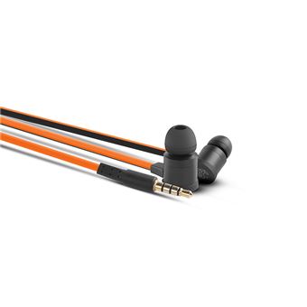 Auriculares Krom Kieg Preto, Laranja