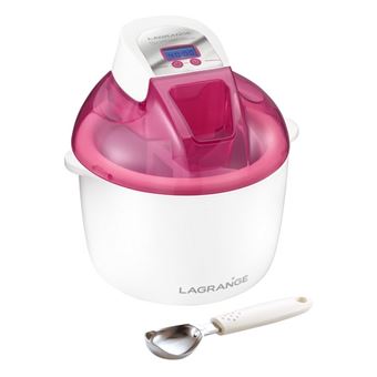 Máquina de Fazer Gelados Tradicional LAGRANGE 409021 | Rosa, Branco - 1
