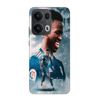 Capa Maniacase para Oppo Reno 13 Pro 5G | Vinicius JR Real Madrid Azul Wallpaper - 1