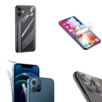 Kit Película Hydrogel 360 Full Cover Frente + Verso + Bordas Laterais + Câmara G4M para Apple iPhone SE 2020 - 1