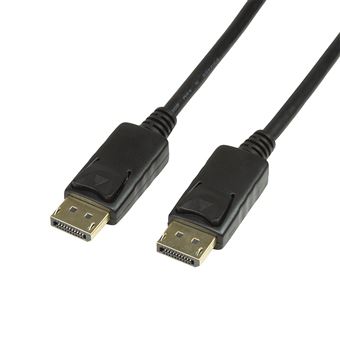 Cabo Displayport LogiLink CV0076 | Preto - 1