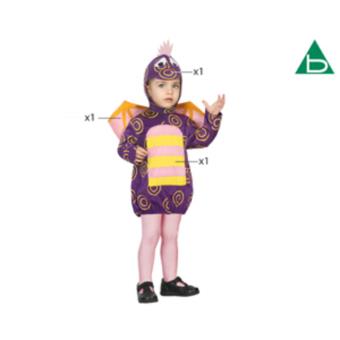Disfarce Atosa Roxo do Dragão 12-24 Meses - 1