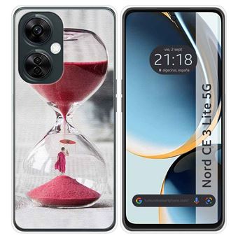 Capa Tumundosmartphone de silicone para Oneplus Nord CE 3 Lite 5G desenhos de design de relógio - 1