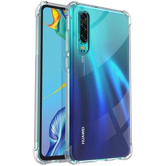 Capa em Silicone Anti-Choque Yiou para Huawei P30 Pro | Cantos Reforçados - Transparente - 1