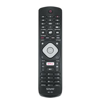 Comando Savio RC-10 do TV Philips | Preto - 1