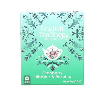 Infusão Biológica English Tea Shop | Arando, Hibisco e Rosa Mosqueta | 8 Saquetas - 1