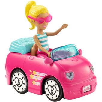 Boneca Barbie On The Go Pink Car and Doll - 1