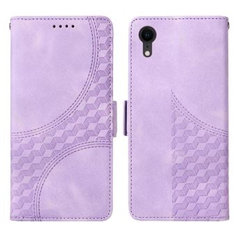 Capa FLOODKING para iPhone XR | Design Acolchoado | Couro PU Premium | Roxo - 1