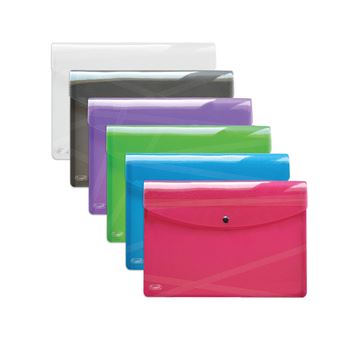 Bolsa Porta-documentos Favorit 400135688 | Azul, Verde, Cinzento, Roxo, Vermelho, Transparente - 1