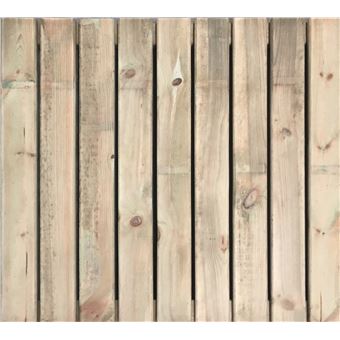 Deck/azulejo VidaHuerto | 80x80x4 cm | em madeira de pinho tratada - 1