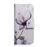 Capa PU padrão impresso com suporte flor para Samsung Galaxy A50_1