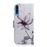 Capa PU padrão impresso com suporte flor para Samsung Galaxy A50_2