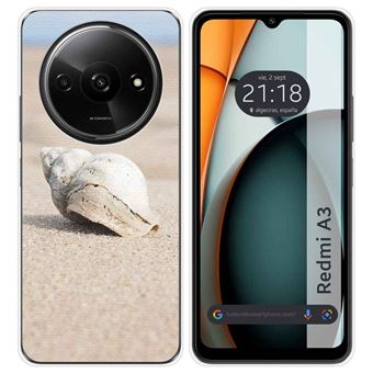 Capa de silicone Tumundosmartphone para Xiaomi Redmi A3 | Design Desenhos de concha - 1