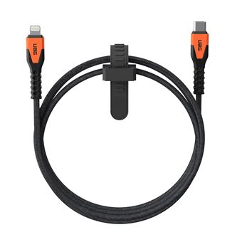 Cabo Lightning Urban Armor Gear UAG Rgd Kvlr USBC-Ltng Cbl 5ft Black/Ora | Laranja - 1