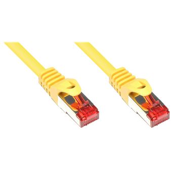 Cabo de rede Alcasa 0.25m, Cat. 6, S/FTP | Amarelo - 1