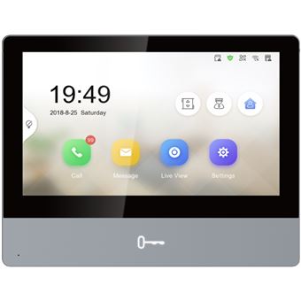 Intercomunicador Vídeo Hikvision DS-KH8350-WTE1 | Preto - 1