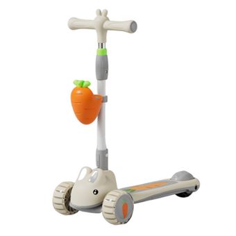 Trotinete Infantil de 3 Rodas BEUNIK - Branco e Laranja - 1