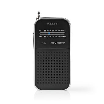Rádio Nedis RDFM1110SI | Preto - 1