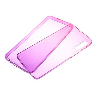 Capa Magunivers para Samsung Galaxy A50 e TPU Gradiente de Cor Destacável 2-Em-1 Rosa/Roxa