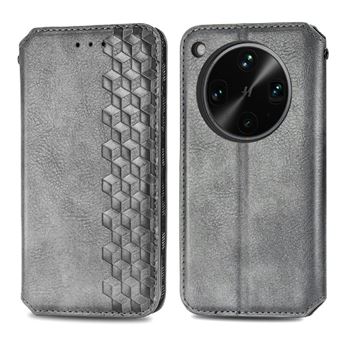 Capa ZURSANA para OPPO Find X8 Ultra | Textura de Fibra | Função de Suporte | Bloqueio RFID | Castanho - 1