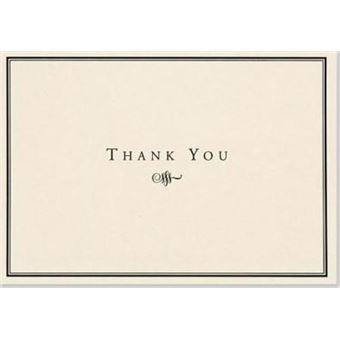 Thank You Notes Black/cream - 1