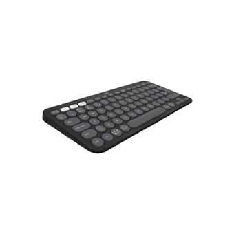 Teclado Wireless Logitech Pebble Keys 2 K380s | Idioma: Inglês UK | Grafite - 1