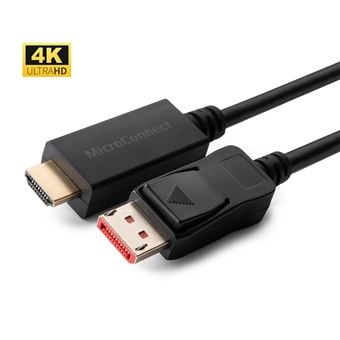 Adaptador de Cabo de Vídeo Microconnect MC-DP-HDMI-3004K | Preto - 1