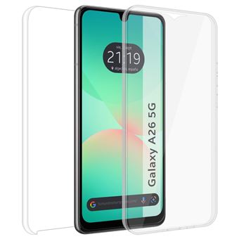 Capa TUMUNDOSMARTPHONE Transparente Dupla PC + TPU corpo inteiro 360 para Samsung Galaxy A26 5G - 1