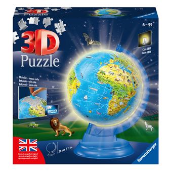 Puzzle 3D Ravensburger Globo 11498 | 180 Peças - 1