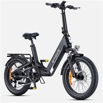 Bicicleta Elétrica Compacta ENGWE L20 3.0 BOOST | 250 W com um binário de 75 Nm | 13,5Ah | 648Wh | Preto - 1