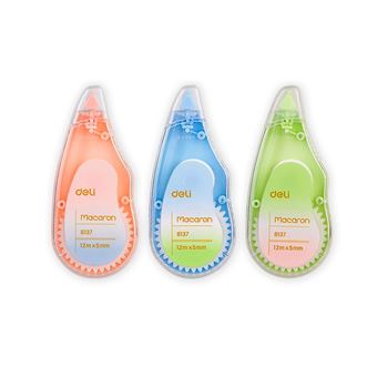 Embalagem com Corretor Fita Deli Cover-Up E8137 | 5 mm x 12 m - 1