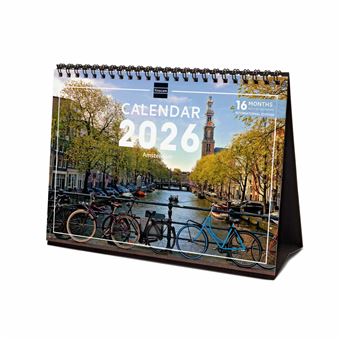Calendário de Secretária 2026 Finocam | 21x15cm | Amsterdam - 1