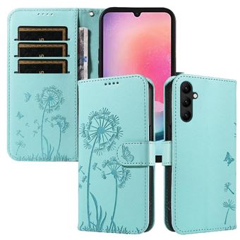 Capa Protetora ZURSANA para Samsung Galaxy A24 4G | Pele PU | Fecho Magnético | Resistente a Impactos | Compartimento para Cartões e Suporte | Verde - 1